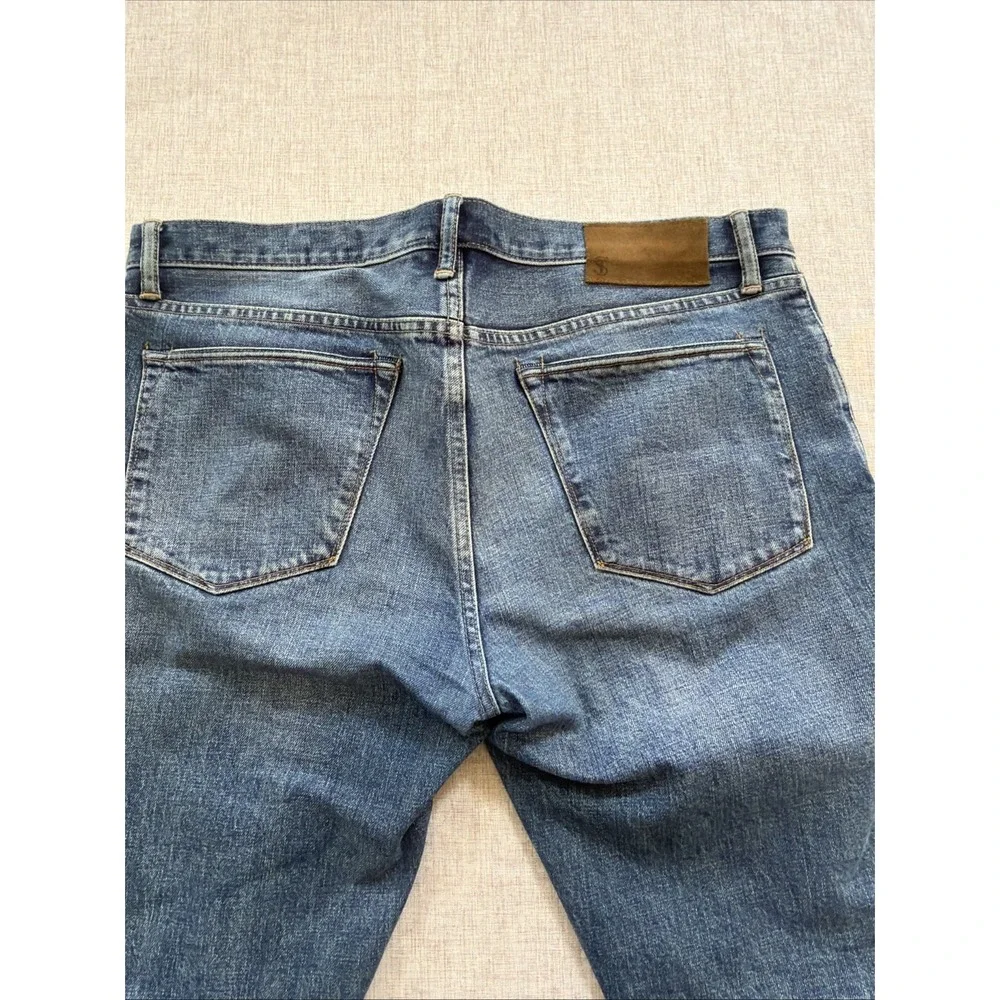 Todd Snyder Selvedge Jeans 34X32 Japanese Denim Button Fly Medium Wash